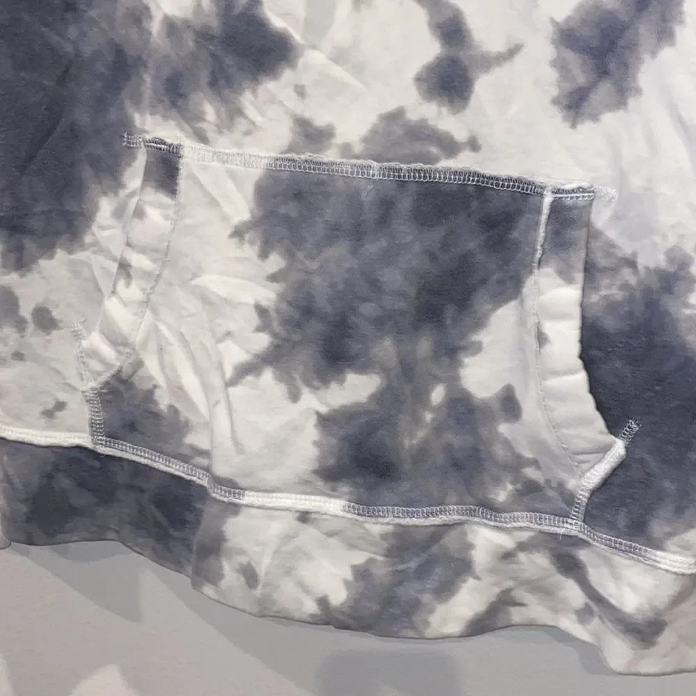 Hollister Tie Dye Cozy Sweatshirt Hoodie M​​​​​​​​​​​​​​​​​ Vintage Y2K Fleece - Picture 4 of 6